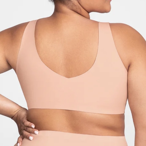 Honeylove V-Neck Bra Rose Tan 1X - Picture 2 of 10